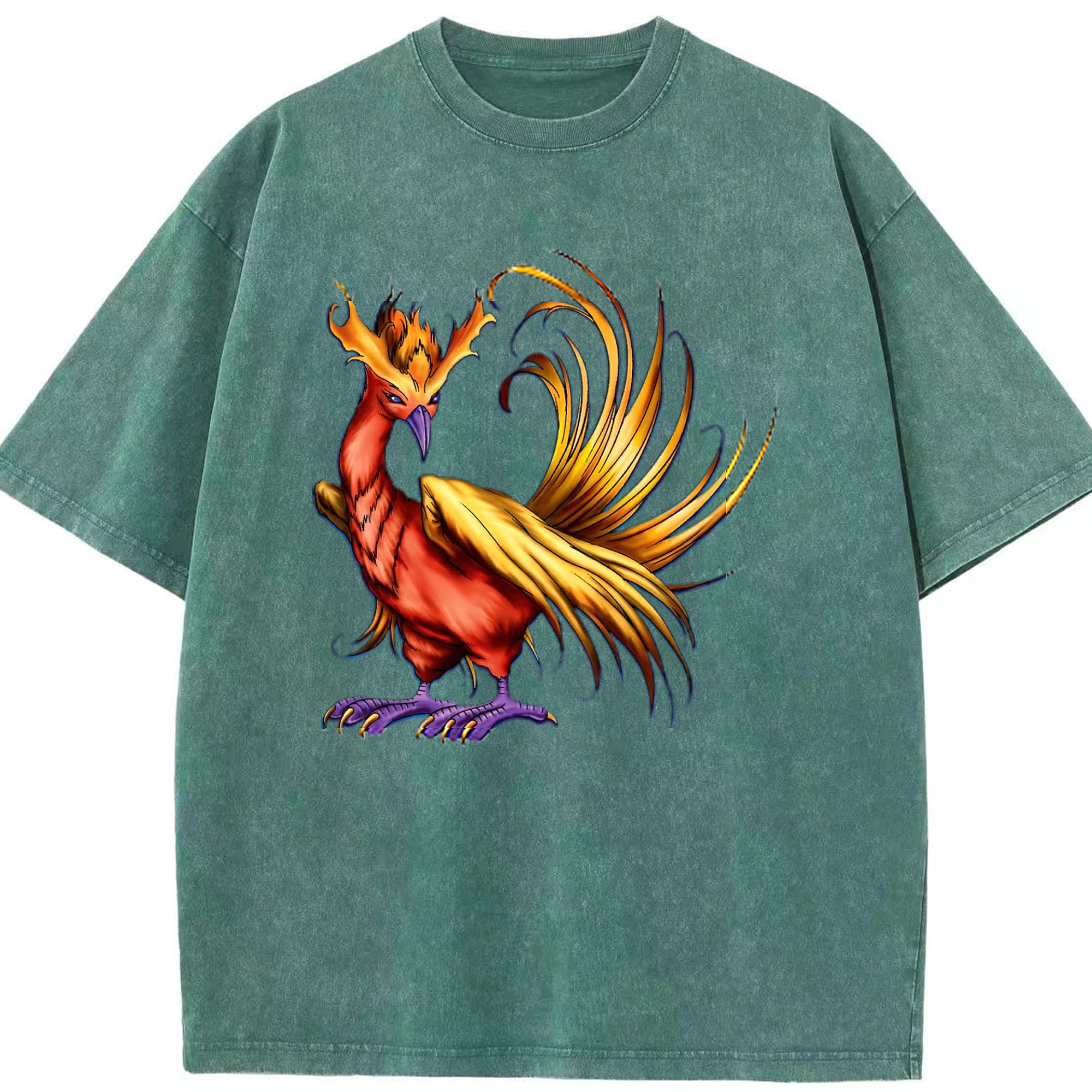 （画像用） 遊☆戯☆王 Yu-Gi-Oh! 綿100% ヴィンテージ風 半袖Tシャツ（フロントプリント）
